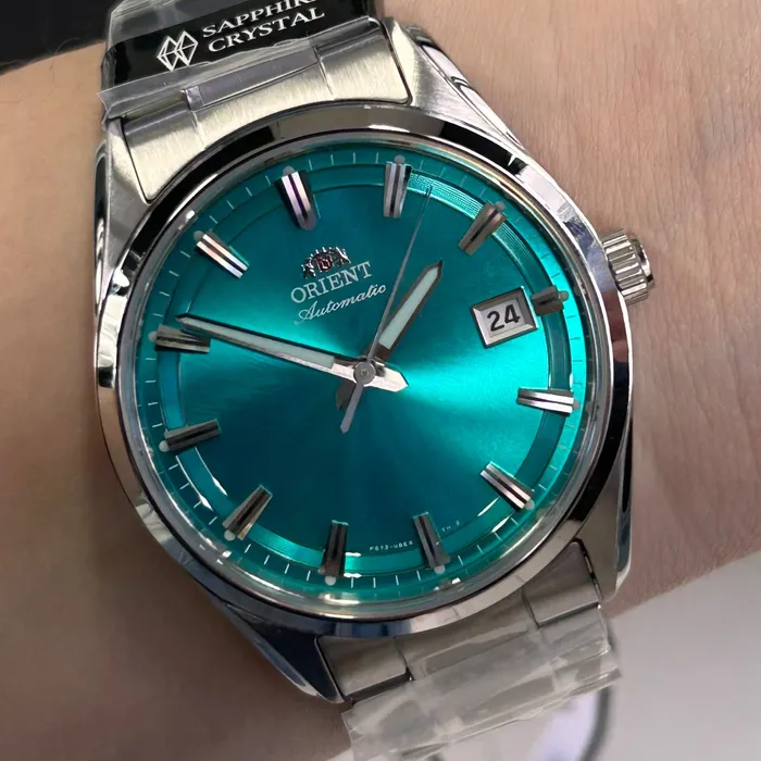 Relógio Orient Stretto Safira RA-AC0R06L30B Azul 38,5mm 50m | Taniguchi Relógios