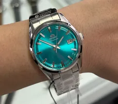 Relógio Orient Stretto Safira RA-AC0R06L30B Azul 38,5mm 50m | Taniguchi Relógios - imagem 5