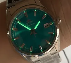 Relógio Orient Stretto Safira RA-AC0R06L30B Azul 38,5mm 50m | Taniguchi Relógios - imagem 8