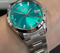 Relógio Orient Stretto Safira RA-AC0R06L30B Azul 38,5mm 50m | Taniguchi Relógios - imagem 6