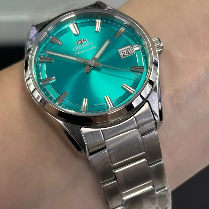 Relógio Orient Stretto Safira RA-AC0R06L30B Azul 38,5mm 50m | Taniguchi Relógios
