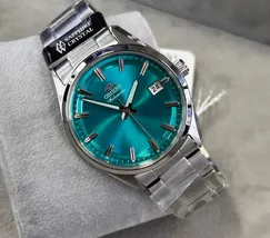 Relógio Orient Stretto Safira RA-AC0R06L30B Azul 38,5mm 50m | Taniguchi Relógios - imagem 7
