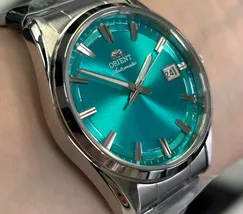 Relógio Orient Stretto Safira RA-AC0R06L30B Azul 38,5mm 50m | Taniguchi Relógios - imagem 3