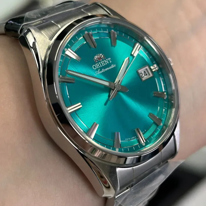 Relógio Orient Stretto Safira RA-AC0R06L30B Azul 38,5mm 50m | Taniguchi Relógios