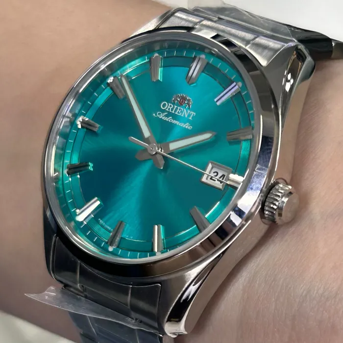 Relógio Orient Stretto Safira RA-AC0R06L30B Azul 38,5mm 50m | Taniguchi Relógios