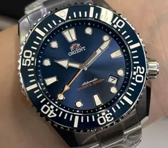 Relógio Orient Superior Diver 300 Safira Cerâmica YN6SS024-D1SX Azul 44mm 300m | Taniguchi Relógios - imagem 1