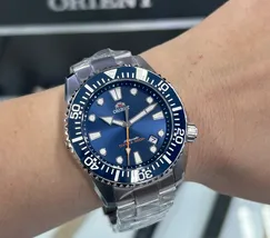 Relógio Orient Superior Diver 300 Safira Cerâmica YN6SS024-D1SX Azul 44mm 300m | Taniguchi Relógios - imagem 4