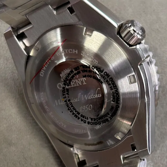 Relógio Orient Superior Diver 300 Safira Cerâmica YN6SS024-D1SX Azul 44mm 300m | Taniguchi Relógios
