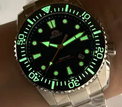 Relógio Orient Superior Diver 300 Safira Cerâmica YN6SS024-D1SX Azul 44mm 300m | Taniguchi Relógios - imagem 6
