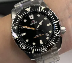 Relógio Orient Superior Diver 300 Safira Cerâmica YN6SS024-P1SX Preto 44mm 300m | Taniguchi Relógios - imagem 1