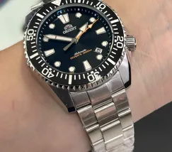 Relógio Orient Superior Diver 300 Safira Cerâmica YN6SS024-P1SX Preto 44mm 300m | Taniguchi Relógios - imagem 5