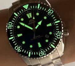 Relógio Orient Superior Diver 300 Safira Cerâmica YN6SS024-P1SX Preto 44mm 300m | Taniguchi Relógios - imagem 6