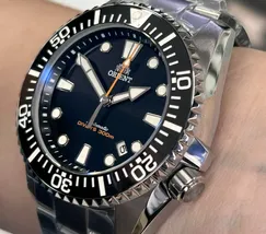 Relógio Orient Superior Diver 300 Safira Cerâmica YN6SS024-P1SX Preto 44mm 300m | Taniguchi Relógios - imagem 3