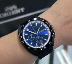 Relógio Orient Solartech Perpetual Calendar Safira MPSPC021-D1PX Azul 42mm 100m | Taniguchi Relógios - imagem 2