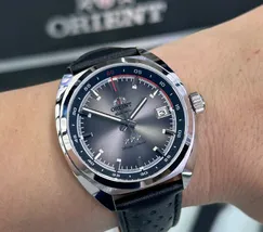Relógio Orient Sport Land Safira YN6SC040-G1PX Grafite 39mm 100m | Taniguchi Relógios - imagem 5
