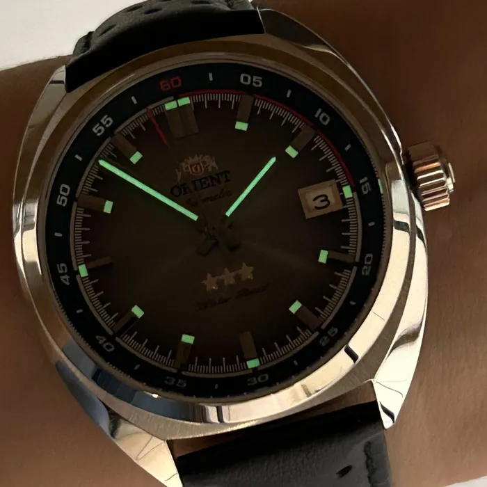 Relógio Orient Sport Land Safira YN6SC040-G1PX Grafite 39mm 100m | Taniguchi Relógios