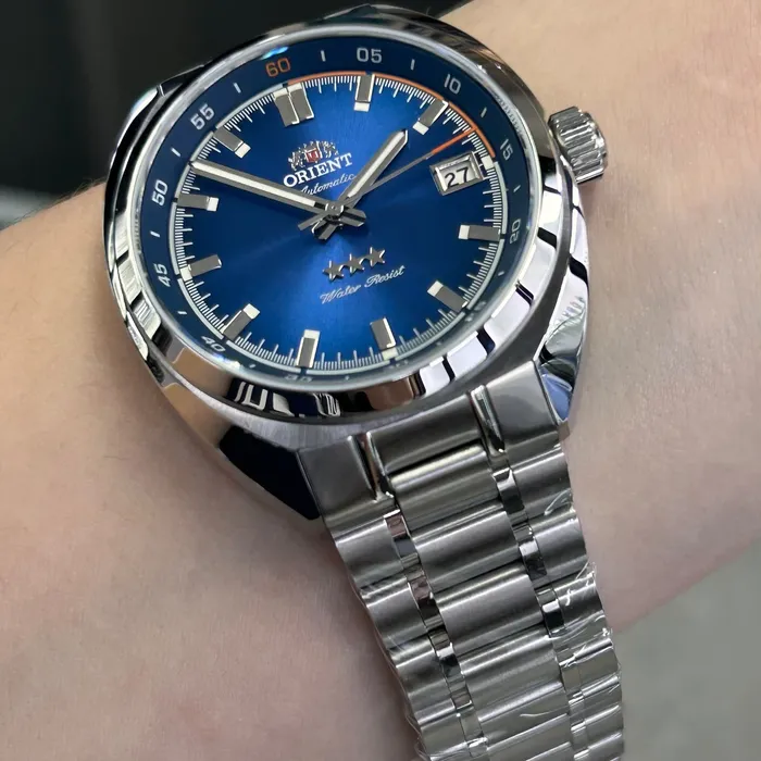 Relógio Orient Sport Land Safira YN6SS040-D1SX Azul 39mm 100m | Taniguchi Relógios