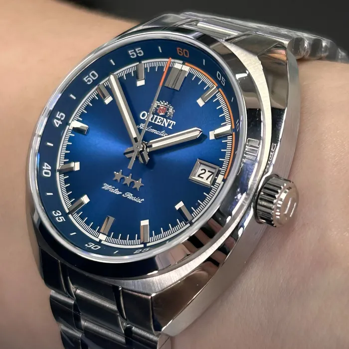 Relógio Orient Sport Land Safira YN6SS040-D1SX Azul 39mm 100m | Taniguchi Relógios