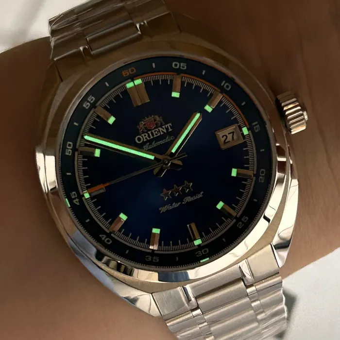 Relógio Orient Sport Land Safira YN6SS040-D1SX Azul 39mm 100m | Taniguchi Relógios