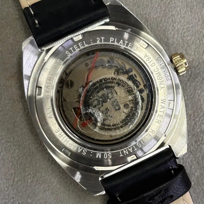 Relógio Orient Elegance Safira YN6MC019A-P1PX Preto 40mm Couro | Taniguchi Relógios