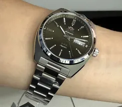 Orient 3 Estrelas Automático Heritage YN6SS001 verde - imagem 4