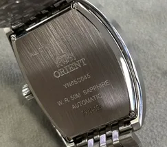 Relógio Orient Special Calibers Tonneau Safira YN6SS045-B3SX Branco 36x45mm | Taniguchi Relógios - imagem 7