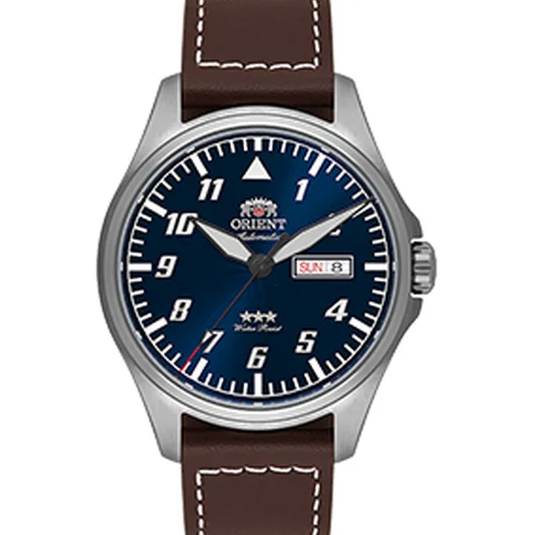 Orient 3 Estrelas Automático Sports Air Pilot YN6SC010-D2NB Azul