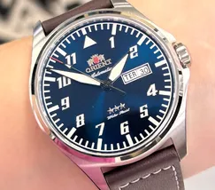 Relógio Orient Air Pilot Safira YN6SC010-D2NB Azul 41mm 100m | Taniguchi Relógios - imagem 1