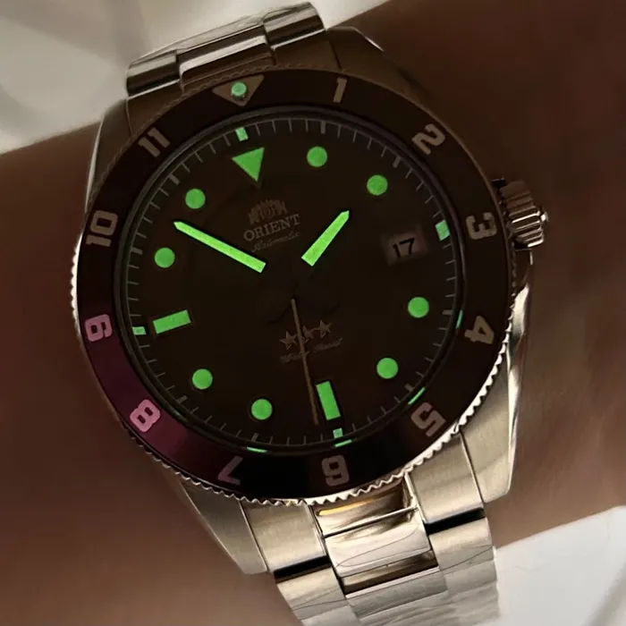 Relógio Orient Sports Land Safira YN6SS027-N1SX Cobre 39mm 100m | Taniguchi Relógios