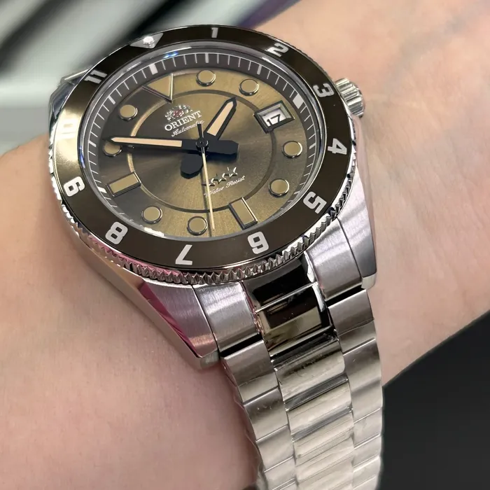 Relógio Orient Sports Land Safira YN6SS027-N1SX Cobre 39mm 100m | Taniguchi Relógios