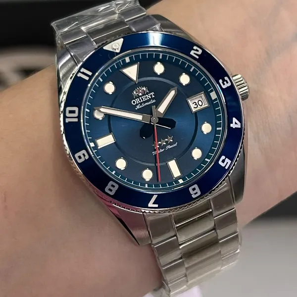 Orient 3 Estrelas Automático Sports Land YN6SS027 D1SX Azul