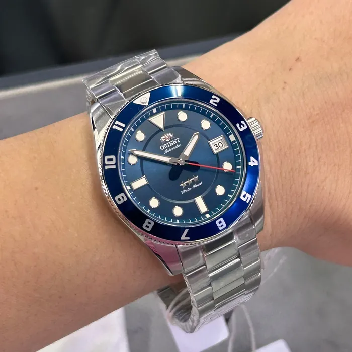 Relógio Orient Sports Land Safira YN6SS027-D1SX Azul 39mm 100m | Taniguchi Relógios