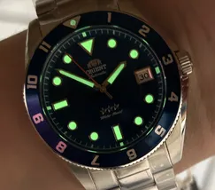 Relógio Orient Sports Land Safira YN6SS027-D1SX Azul 39mm 100m | Taniguchi Relógios - imagem 7