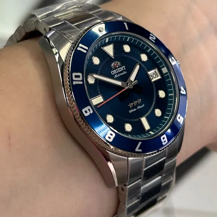 Relógio Orient Sports Land Safira YN6SS027-D1SX Azul 39mm 100m | Taniguchi Relógios