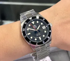Relógio Orient Sports Land Safira YN6SS027-P1SX Preto 39mm 100m | Taniguchi Relógios - imagem 6