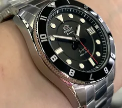 Relógio Orient Sports Land Safira YN6SS027-P1SX Preto 39mm 100m | Taniguchi Relógios - imagem 3