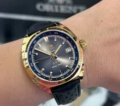 Relógio Orient Sport Land Safira YN6GC040-G1PX Dourado 39mm 100m | Taniguchi Relógios - imagem 6