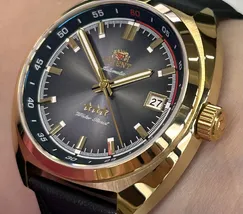 Relógio Orient Sport Land Safira YN6GC040-G1PX Dourado 39mm 100m | Taniguchi Relógios - imagem 4