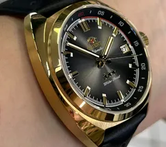 Relógio Orient Sport Land Safira YN6GC040-G1PX Dourado 39mm 100m | Taniguchi Relógios - imagem 3