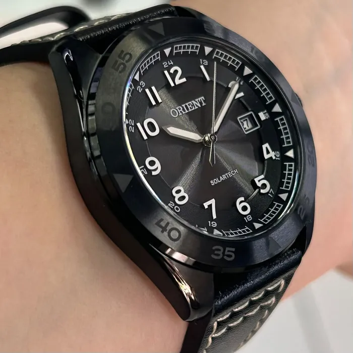 ST Neosports MPSC1022 Preto 41mm Solar | Taniguchi Relógios