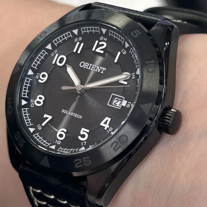 ST Neosports MPSC1022 Preto 41mm Solar | Taniguchi Relógios