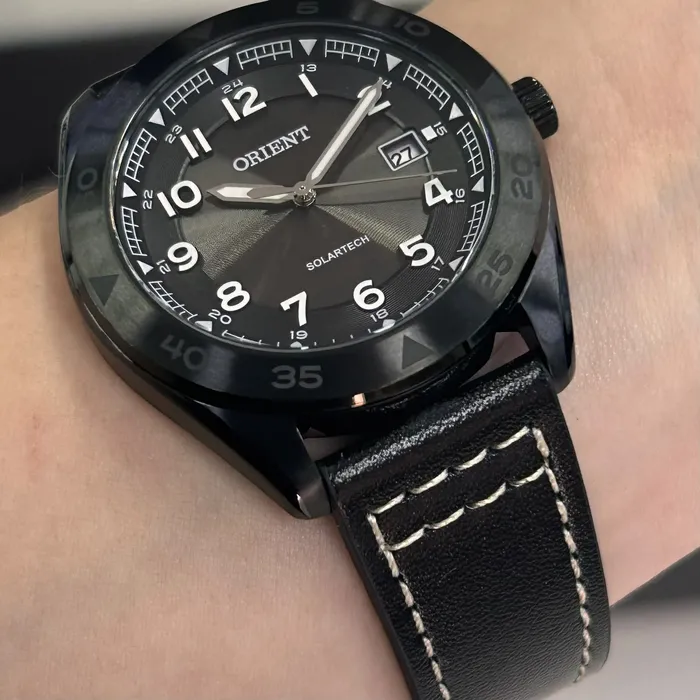 ST Neosports MPSC1022 Preto 41mm Solar | Taniguchi Relógios