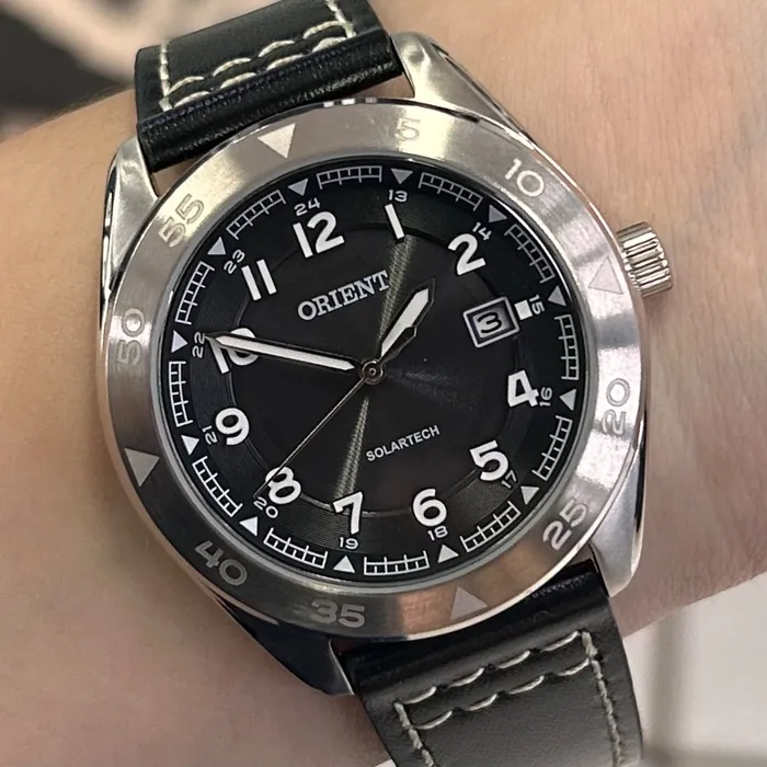 Relógio ST Neosports MBSC1056 Prata 41mm Solar | Taniguchi