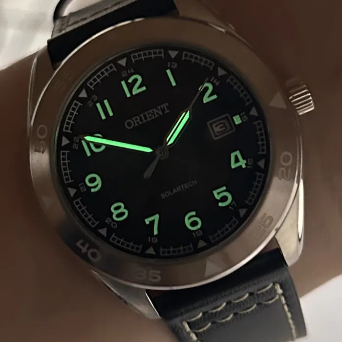 Relógio ST Neosports MBSC1056 Prata 41mm Solar | Taniguchi