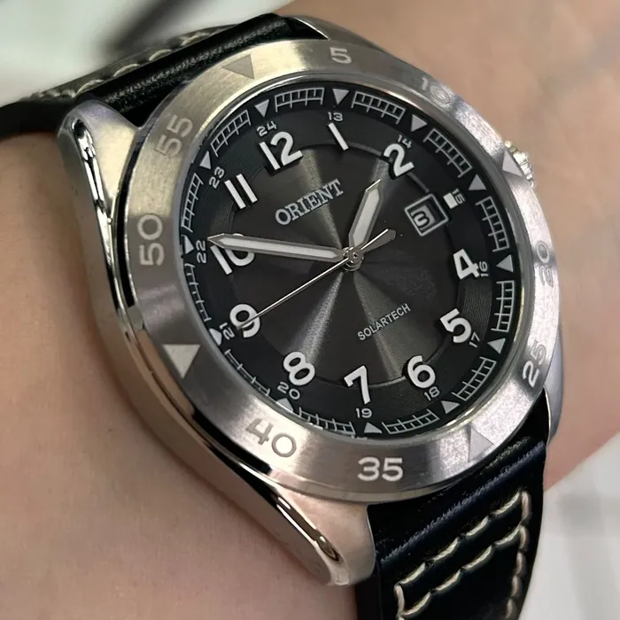 Relógio ST Neosports MBSC1056 Prata 41mm Solar | Taniguchi