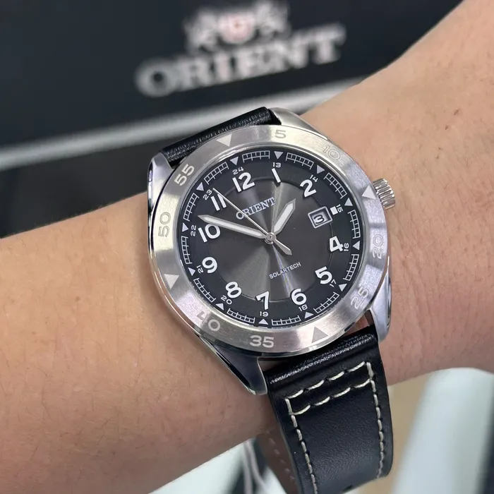 Relógio ST Neosports MBSC1056 Prata 41mm Solar | Taniguchi