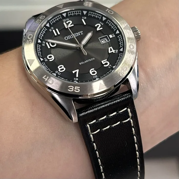 Relógio ST Neosports MBSC1056 Prata 41mm Solar | Taniguchi