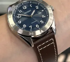 Relógio Orient Solartech Neo Sports MBSC1056 Azul 41mm Couro | Taniguchi Relógios - imagem 5