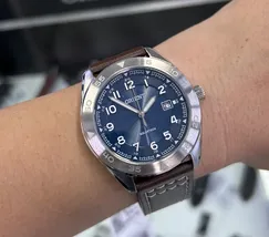 Relógio Orient Solartech Neo Sports MBSC1056 Azul 41mm Couro | Taniguchi Relógios - imagem 6