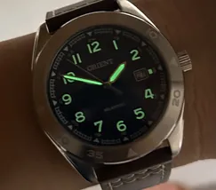 Relógio Orient Solartech Neo Sports MBSC1056 Azul 41mm Couro | Taniguchi Relógios - imagem 7